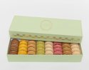 Gift box decorated with the emblatic Ladurée green