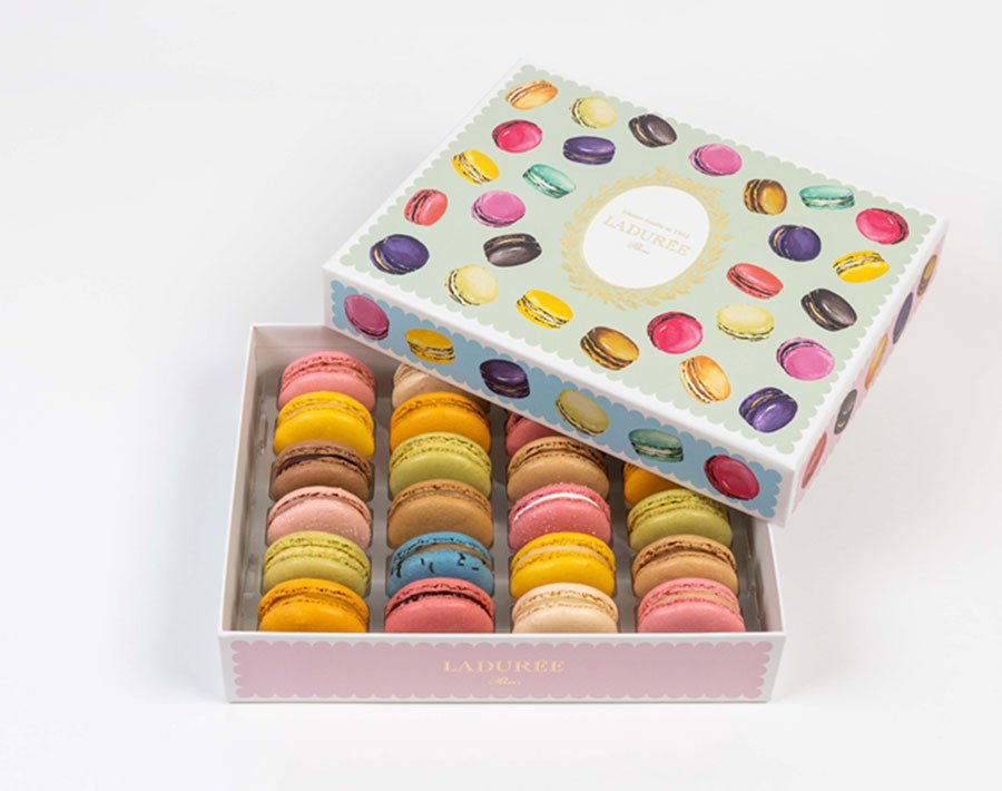 Coffret Macaron Gourmandise - Ladurée Boite,Coffret,Macaron,Cadeau,Expédiable